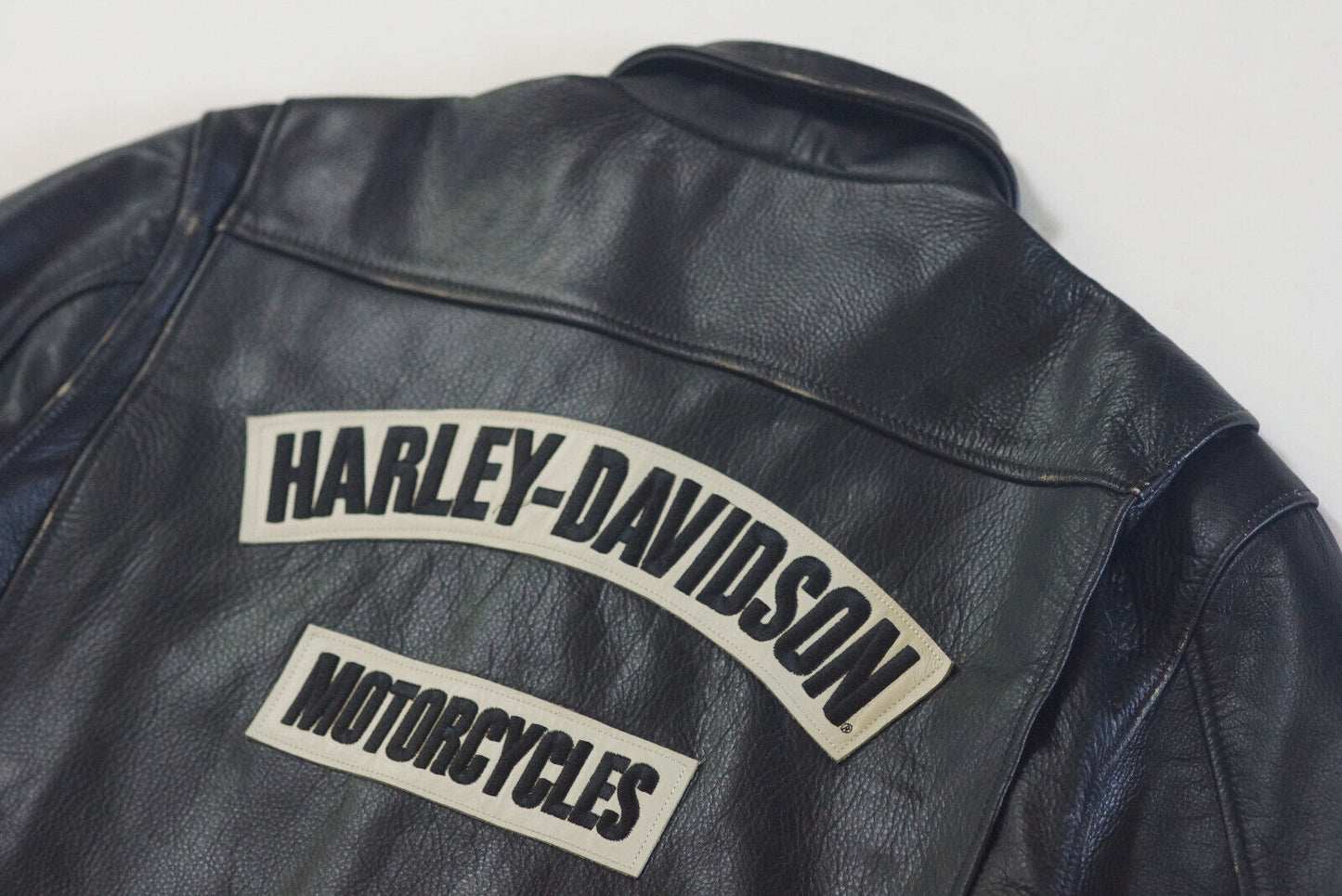 Harley Davidson Men's USA Made BURNOUT Distressed Leather Jacket Size XL 97047-05VM