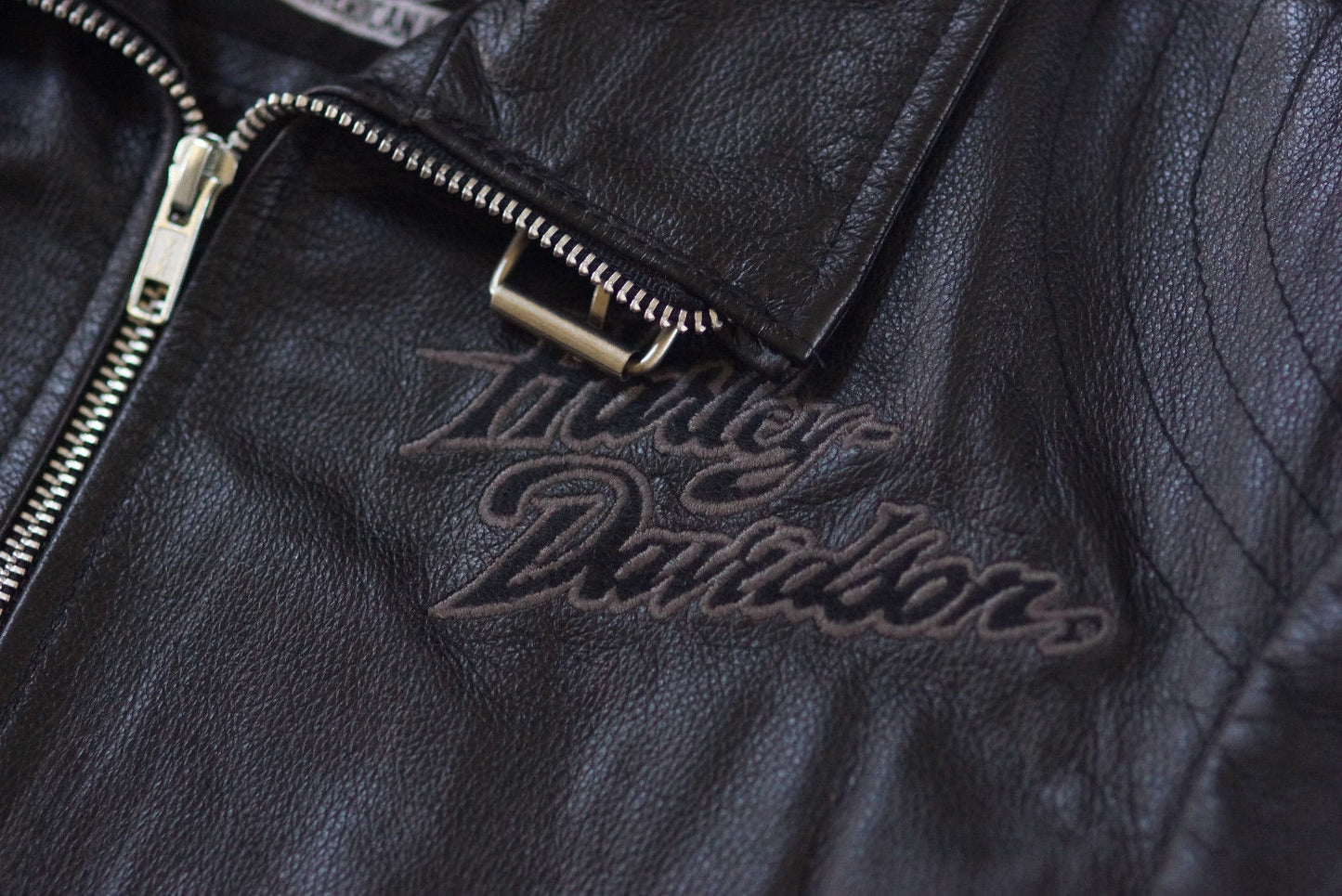 Harley Davidson Women's ISIS Elaborate Eagle Black Leather Jacket Size Large 97028-06VW