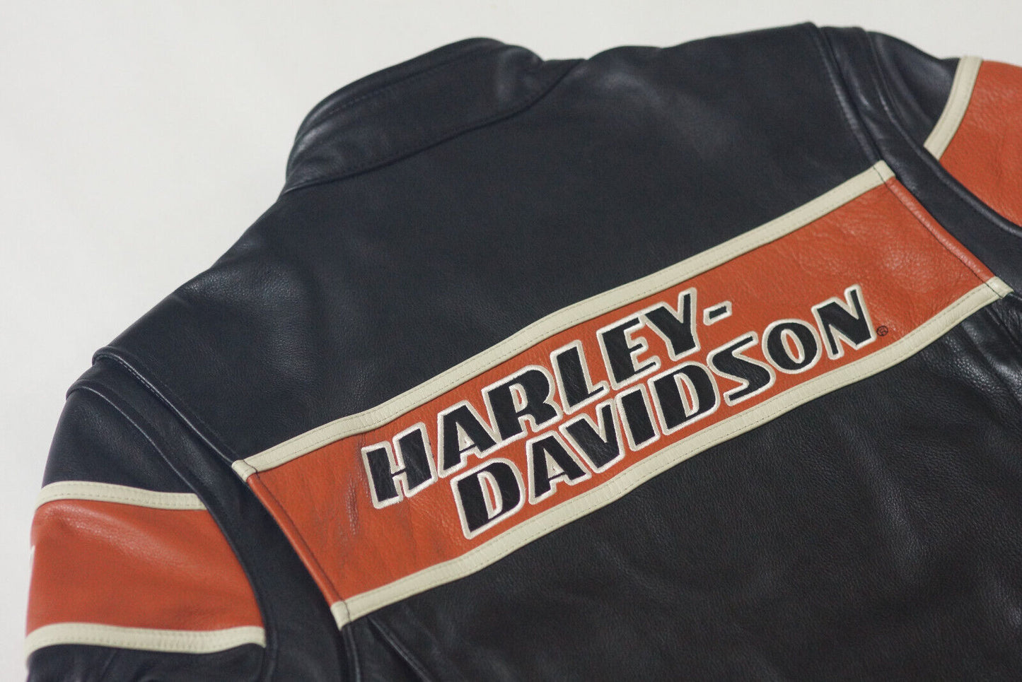 Harley Davidson Men's SCREAMIN EAGLE THUNDER Hill Black Leather Jacket 98296-08VM Size Large