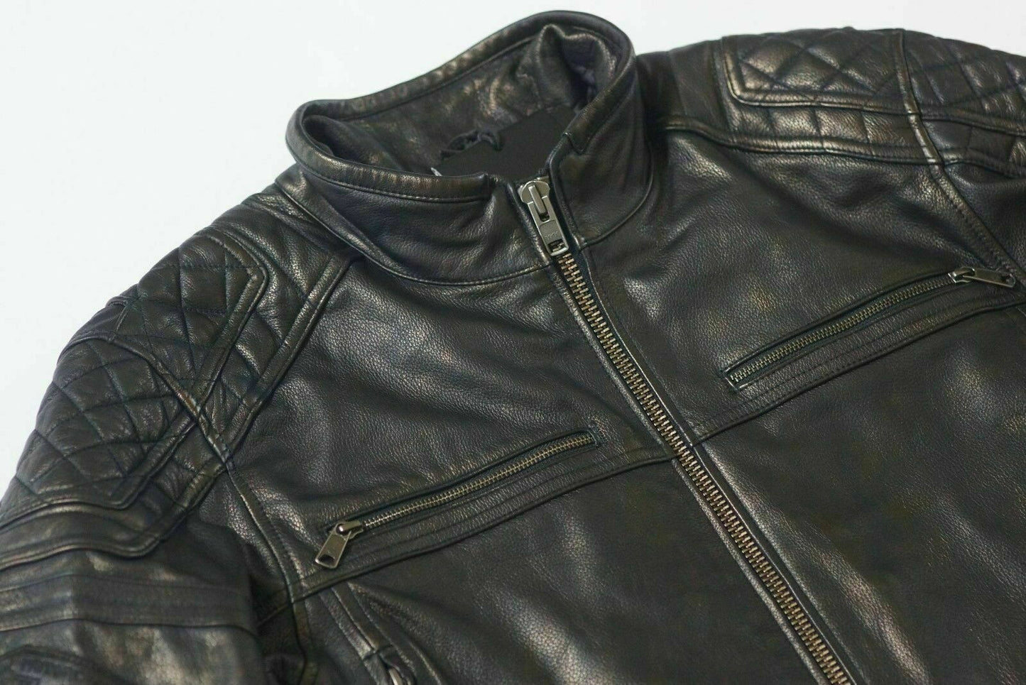 Harley Davidson Men's Benson Vintage Bronze Leather Jacket 97155-17VM