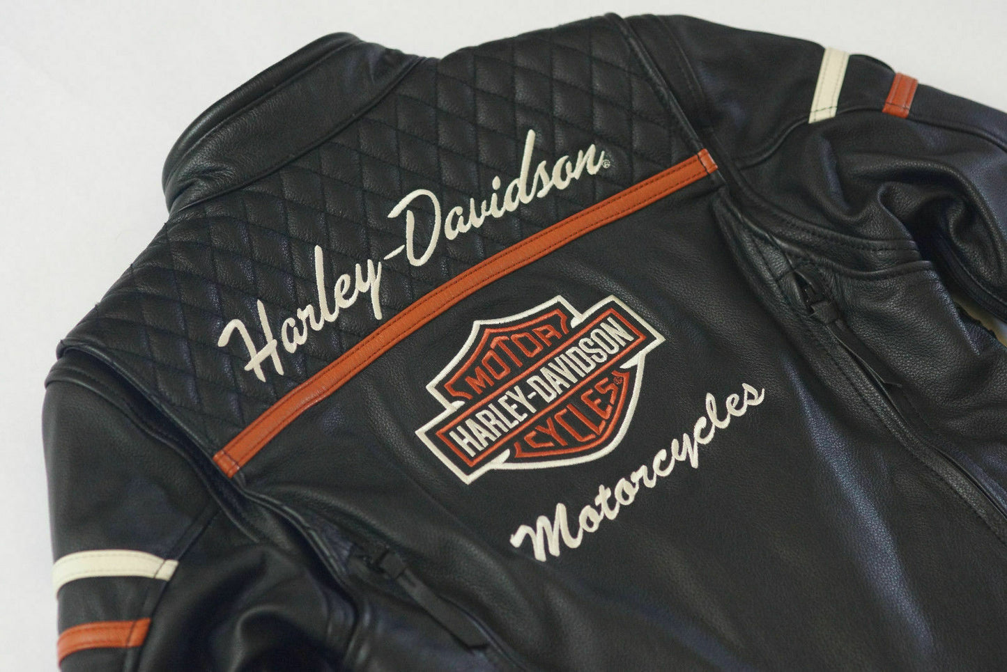 Harley Davidson Women's Miss Enthusiast Bar&Shield Black Leather Jacket 98134-17VW