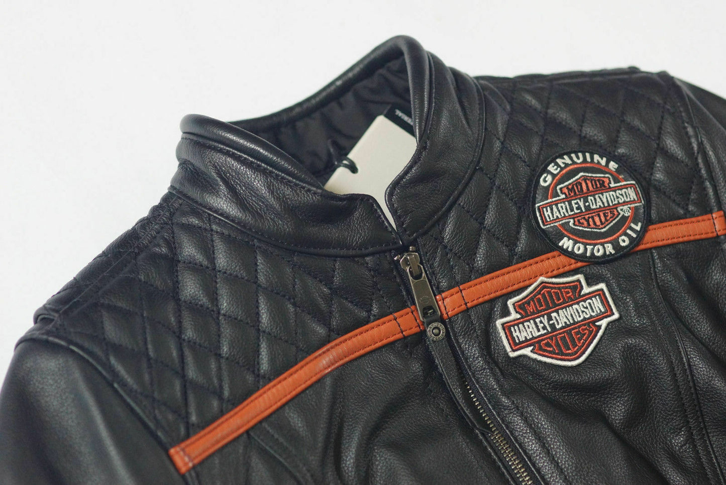 Harley Davidson Women's Miss Enthusiast Bar&Shield Black Leather Jacket 98134-17VW