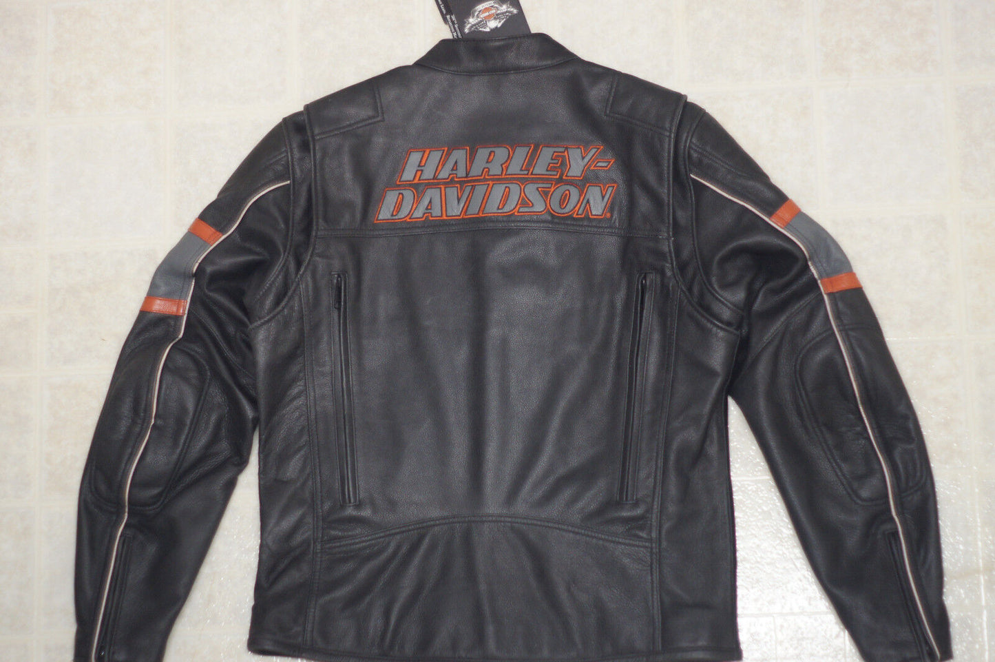 Harley Davidson Men's Incinerator Black Leather Jacket Screamin Eagle 98038-12VM