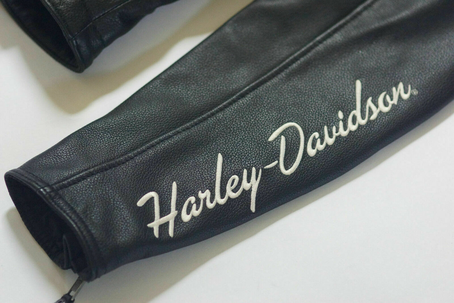 Harley Davidson Women's Miss Enthusiast Bar&Shield Black Leather Jacket 98134-17VW