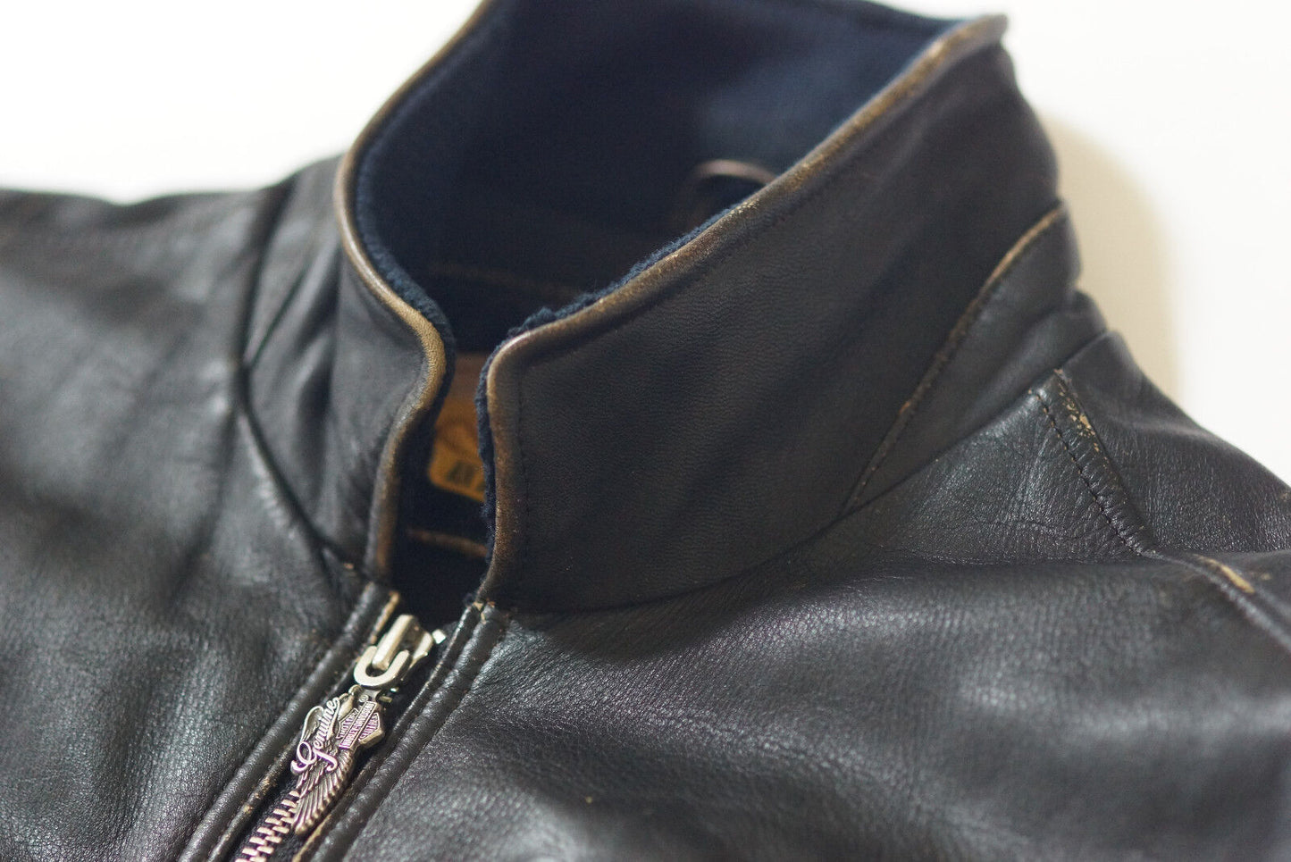 Harley Davidson Men Vintage 90's PANHEAD Convertible Black Leather Jacket Vest Size Medium